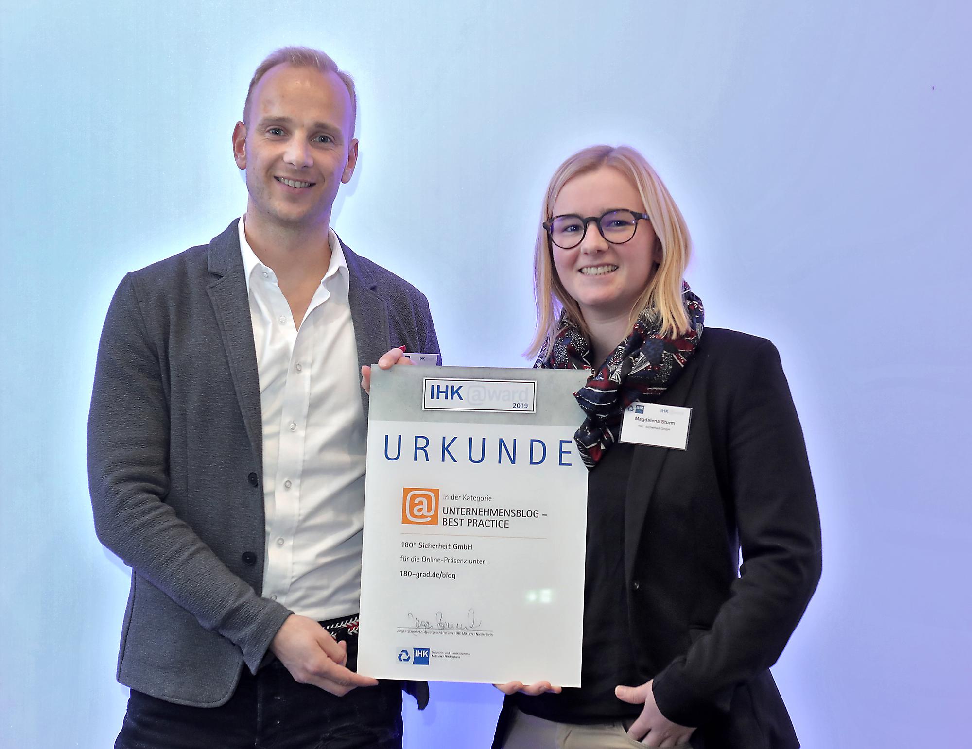 IHK Award Unternehmensblog